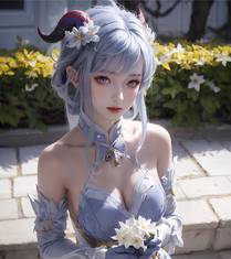 枯萎之花上的眼泪